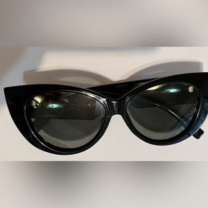 Le Specs Oversized Cat Eye Sunglasses